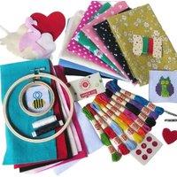 Buttonbag Bumper Sewing Craft Kit - Learn to Sew - Suitable for All Levels
