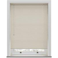 New Edge Blinds Cream PVC Venetian Blind 152cm Drop (25mm Slats) | Size: 155 cm width x 130 cm drop