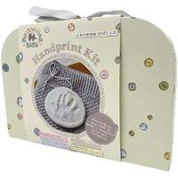 Buttonbag Baby Hand & Foot Print Kit - Keepsake Suitcase with AUR Drying Clay
