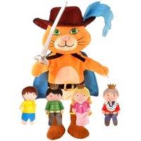 Fiesta Crafts Puss in Boots Hand Puppet with Moving Mouth & Arms