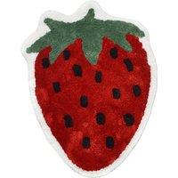 Mooky Mats Strawberry Shaped Bath Mat in Red