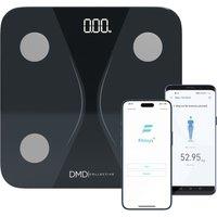 DMD Collective Smart Digital Bathroom Scale with Baby Mode Tracks Weight & BMI in Black
