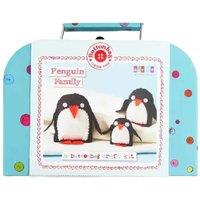 Buttonbag Penguin Family Sewing Craft Kit - Learn to Sew - Suitable for All