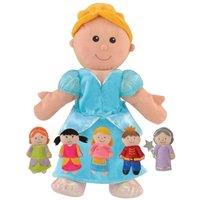 Fiesta Crafts Cinderella Hand & Finger Puppet Set with 5 Finger Puppets