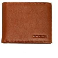 Breed Men's Locke Genuine Leather Bi-Fold Wallet in Brown