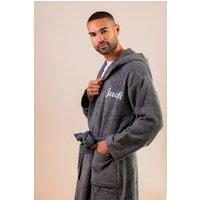 Lulabay Men's Personalised MR Terry Towelling Robe in Silver | Size: S/M