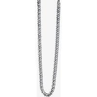 Fred Bennett Men's Stainless Steel 56cm Curb Chain Necklace N3224 in Silver | Size: 56 cm
