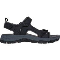 Skechers Men's PREWITT Three Strap Closure Sandal Black | Size: 7