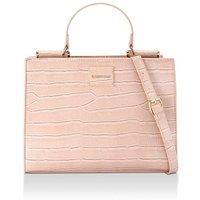 'Jessica Midi Tote 2' Croc Print Bag