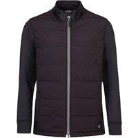 Heat Holders Women's Winter Insulated Hybrid Jacket | Fleece-Lined Waterproof Coat in Black | Size: Large