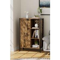 MDF Single-door Storage Cabinet with Metal Frame