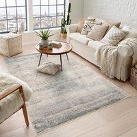 Desire Rugs Maia Washable Mist Abstract Area Rug Non-Slip Living Room - Hallway in Grey | Size: 120 cm x 180 cm