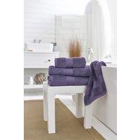 Deyongs Bliss Pima Supersoft Fluffy Cotton 650gsm Towels 2025 in Dark Mauve | Size: Bath Sheet