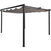 Charles Bentley 3M x 3M Premium Canopy Gazebo Awning Shade - Grey
