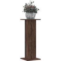 Plant Stands 2 pcs Brown Oak 30x30x80 cm Engineered Wood