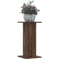 Plant Stands 2 pcs Brown Oak 30x30x60 cm Engineered Wood