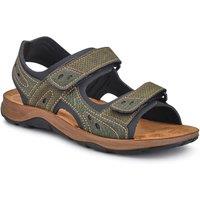 Pavers Men's Dual Touch-Fasten Sandals in Khaki | Size: 11