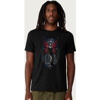 Anne Stokes Men's Aracnafaria Gothic Spider Wing Woman Collection T-Shirt in Black | Size: Small