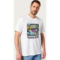 Fuggler Men's Fugg Life Graffiti T-Shirt in White | Size: Small
