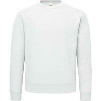 Fruit of the Loom Men's Supercotton Plain Sweatshirt in White | Size: Medium