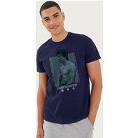 Bruce Lee Men's Jeet Kune Do Enter The Dragon Photo T-Shirt in Navy | Size: Large