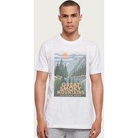 US National Parks Men's Great Smoky Mountains T-Shirt in White | Size: Small