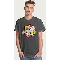 Danger Mouse Men's In My Defence I Was Unsupervised T-Shirt in Charcoal | Size: Medium