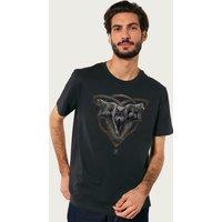Anne Stokes Men's Wolf Trio Collection T-Shirt in Black | Size: 2XL