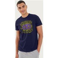 Fuggler Men's Mischief Maker Squidge Laboratory Misfit T-Shirt in Navy | Size: Small
