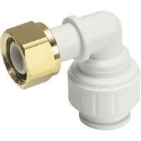 John Guest Bent Tap Connector 15mm X 1/2" (Pack of 5) in White
