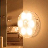 Leaper 6 PCS Wireless Rechargeable Body Sensor LED Light in Yellow | Size: Large