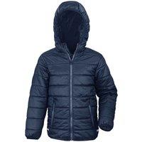 Result Core Soft Padded Jacket in Navy | Size: 11-12 Years