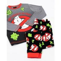 Ghostbusters Boy's Long Sleeve Long Leg Pyjama Set | Multicoloured | Official Merch | Size: 3-4 Years