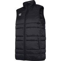 Umbro Men's Club Essential Gilet in Black | Size: XL