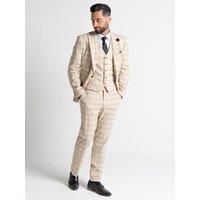 V2 Classic Men's Oxford - Sand With Brown Checks in Light Sand | Size: 42R