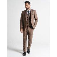 V2 Classic Men's Oxford - Soft Orange With Navy Blue Checks | Size: 38R