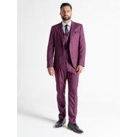 V2 Classic Men's Henry - Purple Three Piece Suit | Size: 44R