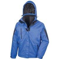 Result Men's Journey 3 in 1 Soft Shell Jacket in Bright Blue | Size: Medium