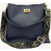 Apatchy London Women's The Munro Leather Shoulder Bag in Pale Blue