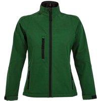 SOL'S Women's Roxy Soft Shell Jacket (Breathable, Windproof & Water Resistant) in Bottle Green | Size: XL