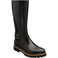 Lotus Women's 'Belvedere' Leather Knee-High Boots in Black | Size: 6
