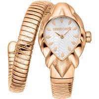 Roberto Cavalli Women's Rose Gold Snake Stainless Steel Watch