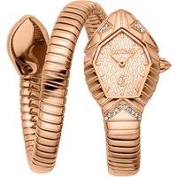 Just Cavalli Women's Signature Snake Lirica Fashion Watch - Rose Gold MOP JC1L357M0045