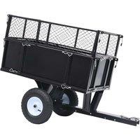 Berkfield Home Tipping Trailer for Lawn Mower 150 kg Load