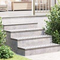 Aluminium Checker Plates 2 pcs Anti-Slip 100x20 cm