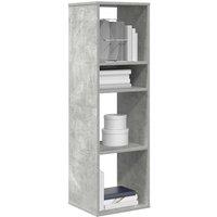 Berkfield Home Book Cabinet Concrete Grey 34x31x112 cm Engineered Wood | Size: 34 x 31 x 112 cm