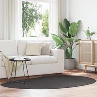 Berkfield Home Area Rug Anthracite 140x200 cm Polyester Non-Slip | Size: Medium