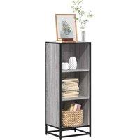Berkfield Home Book Cabinet Grey Sonoma 40x35x107.5 cm Engineered Wood