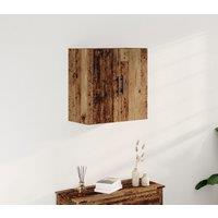 Berkfield Home Wall-Mounted Cabinet Old Wood 60x31, 5x60 cm Engineered Wood in Brown