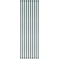 Berkfield Home Garden Posts 10 pcs 1.5 m Metal Green